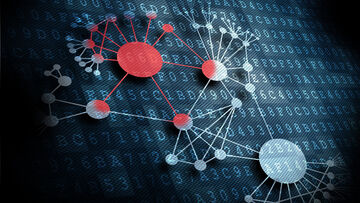 Data security A stylized network shows how real-world attackers can combine seemingly unrelated exploits to achieve their goals and how this can be prevented with data security solutions from T Business.