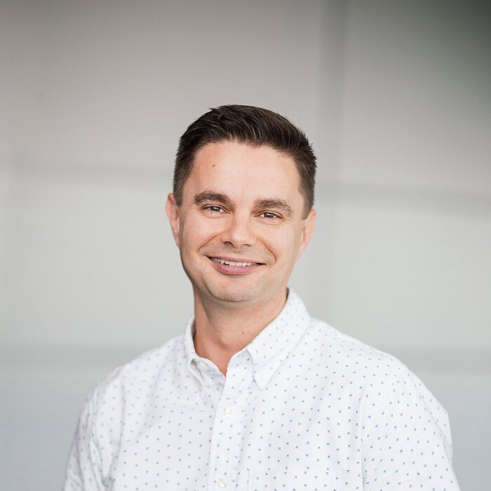 A photo of Dejan Donev, Head of Digital at Erste Bank Croatia.