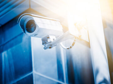 A security camera as part of a smart city