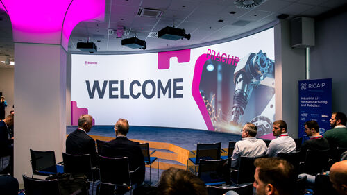 Digital Transformation of Manufacturing Industry The welcome speech at the Telekom Business Europe booth at Digital Transformation of Manufacturing Industry