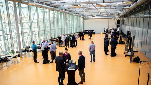 Digital Transformation of Manufacturing Industry Entrance area at Digital Transformation of Manufacturing Industry