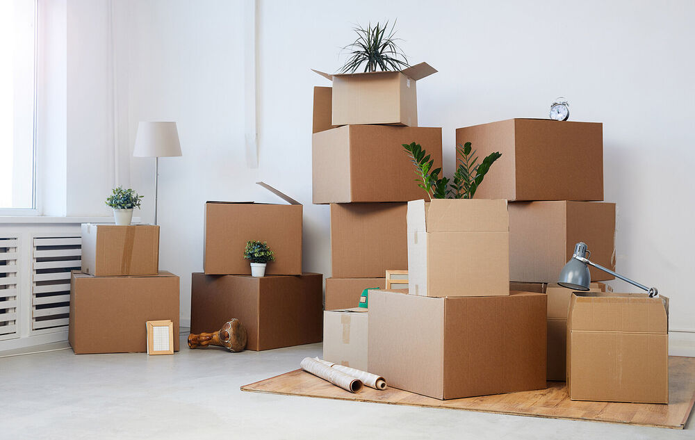 Cloud Computing Moving boxes in a room: Everything ready for the efficient and secure cloud migration with cloud computing from T Business.