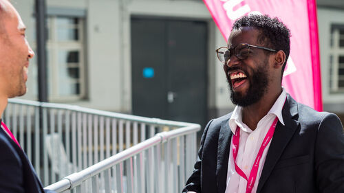 Digital Transformation in Banking & Insurance Industry Visitors enjoying the event in Berlin