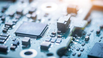 Remote Working Solutions The motherboard of a end device used for remote working solutions