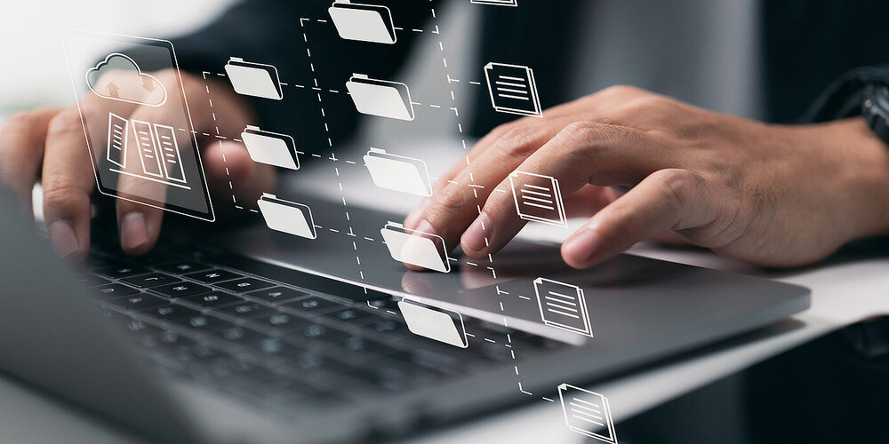 Software that automates the archiving and management of data files regarding ICT solutions in Europe