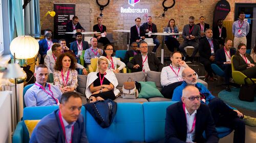 Digital Transformation in Banking & Insurance Industry Visitors enjoying Digital Transformation in Banking & Insurance Industry