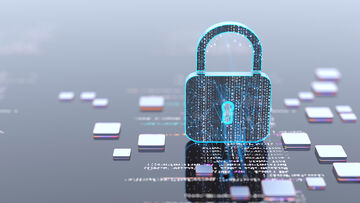 SD-X A padlock depicting network connections and data streams symbolizes secure site networking with the SD-X solution by T Business.