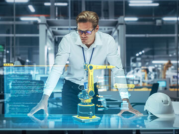 Robotics engineer uses augmented reality to search for banking and financial solutions