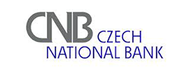 The logo of the Czech National Bank, a partner of Telekom Business.